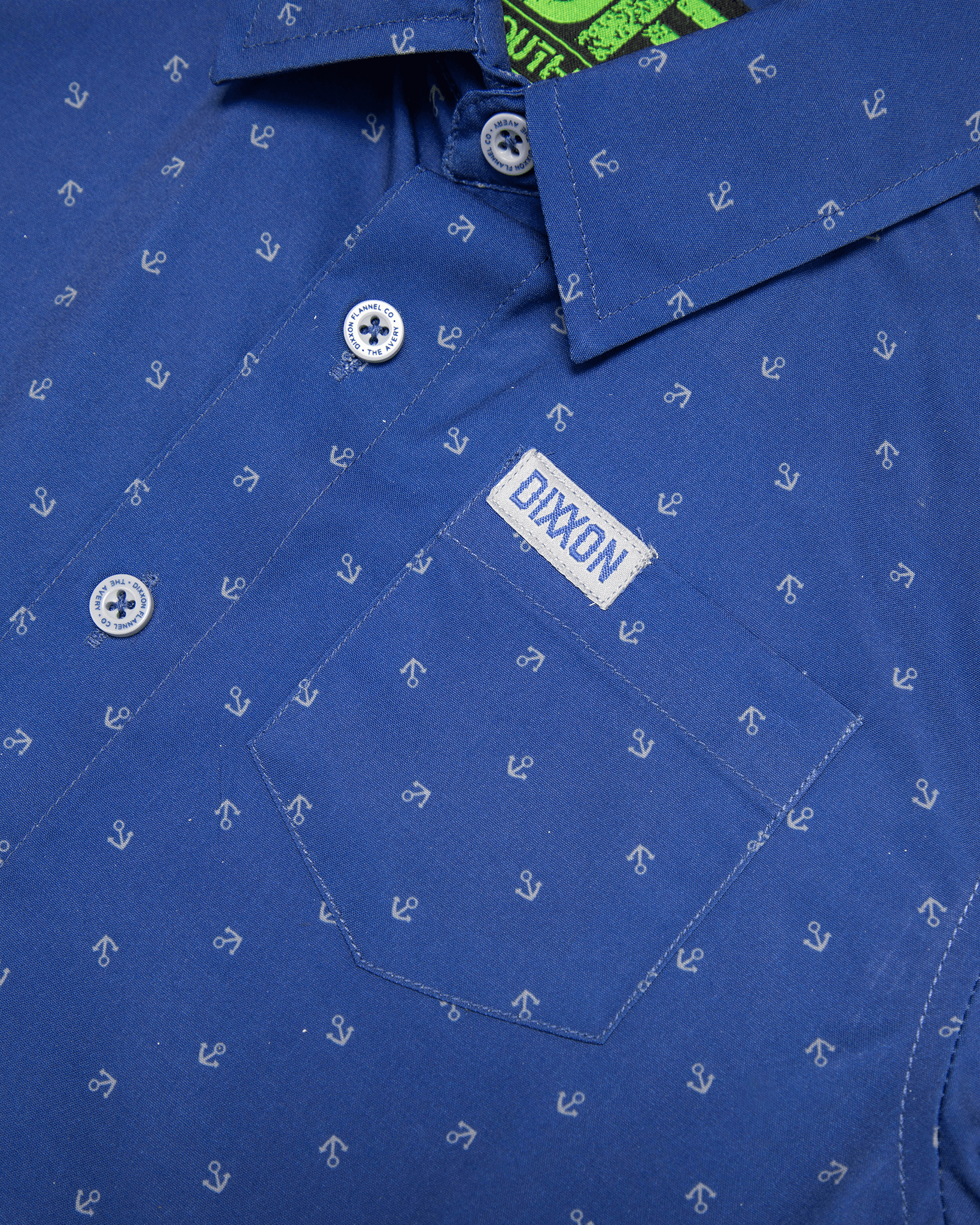 Youth Avery Party Shirt - Blue & Gray