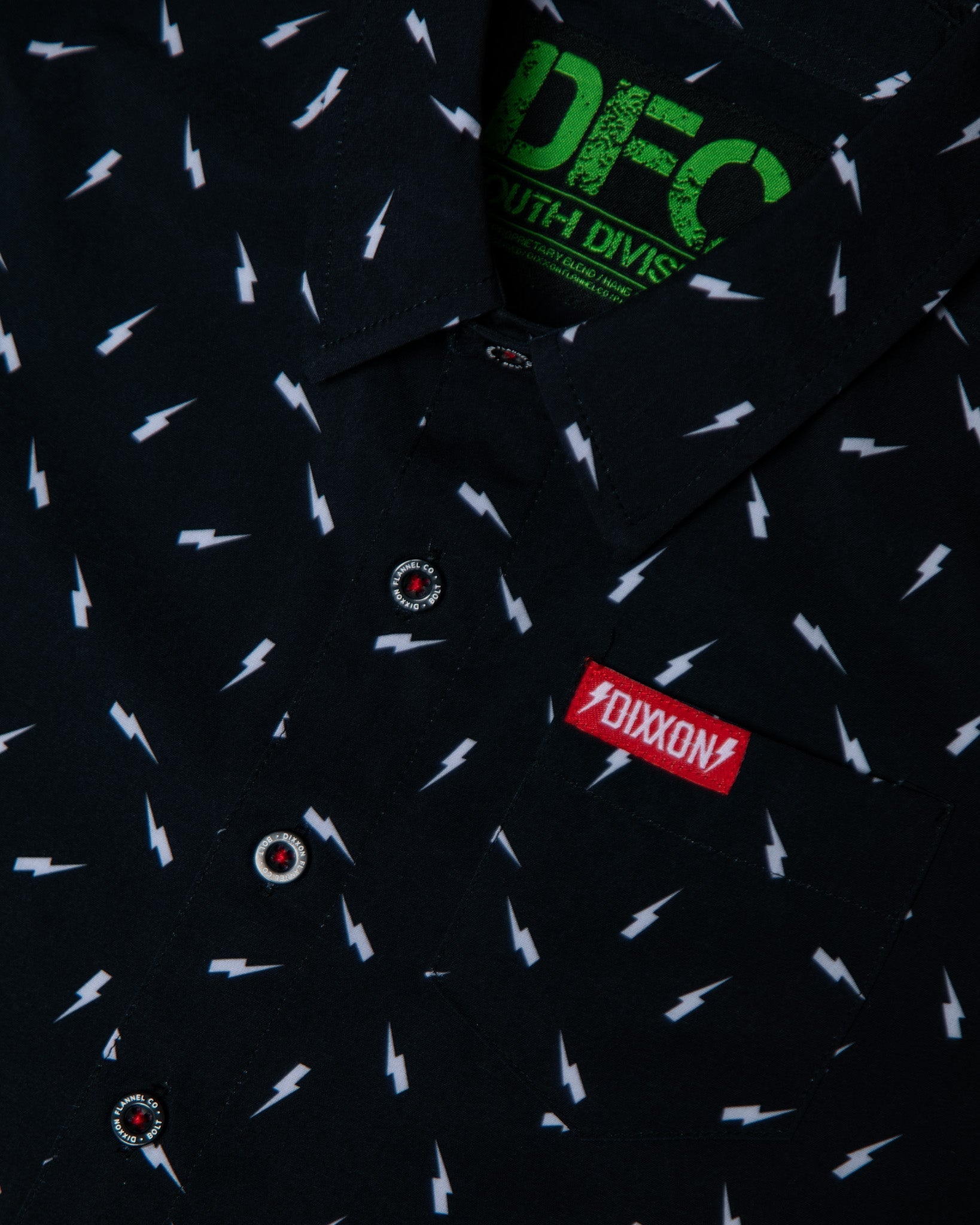 Youth Bolt Party Shirt - Black