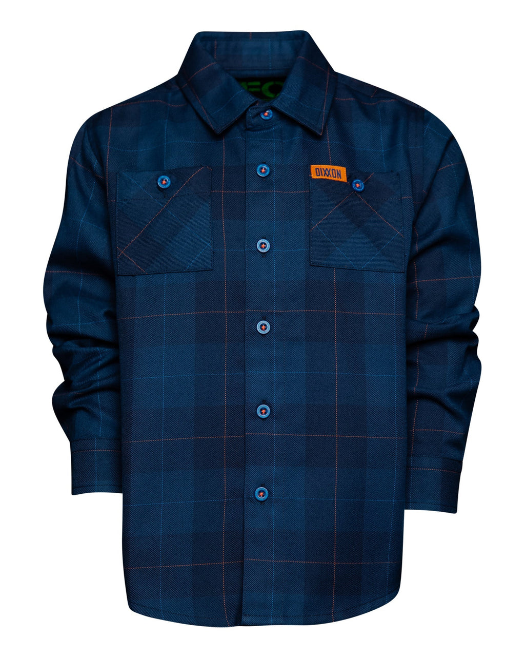 Youth DDC + TRU (Draplin) Flannel - Never-Ending Navy