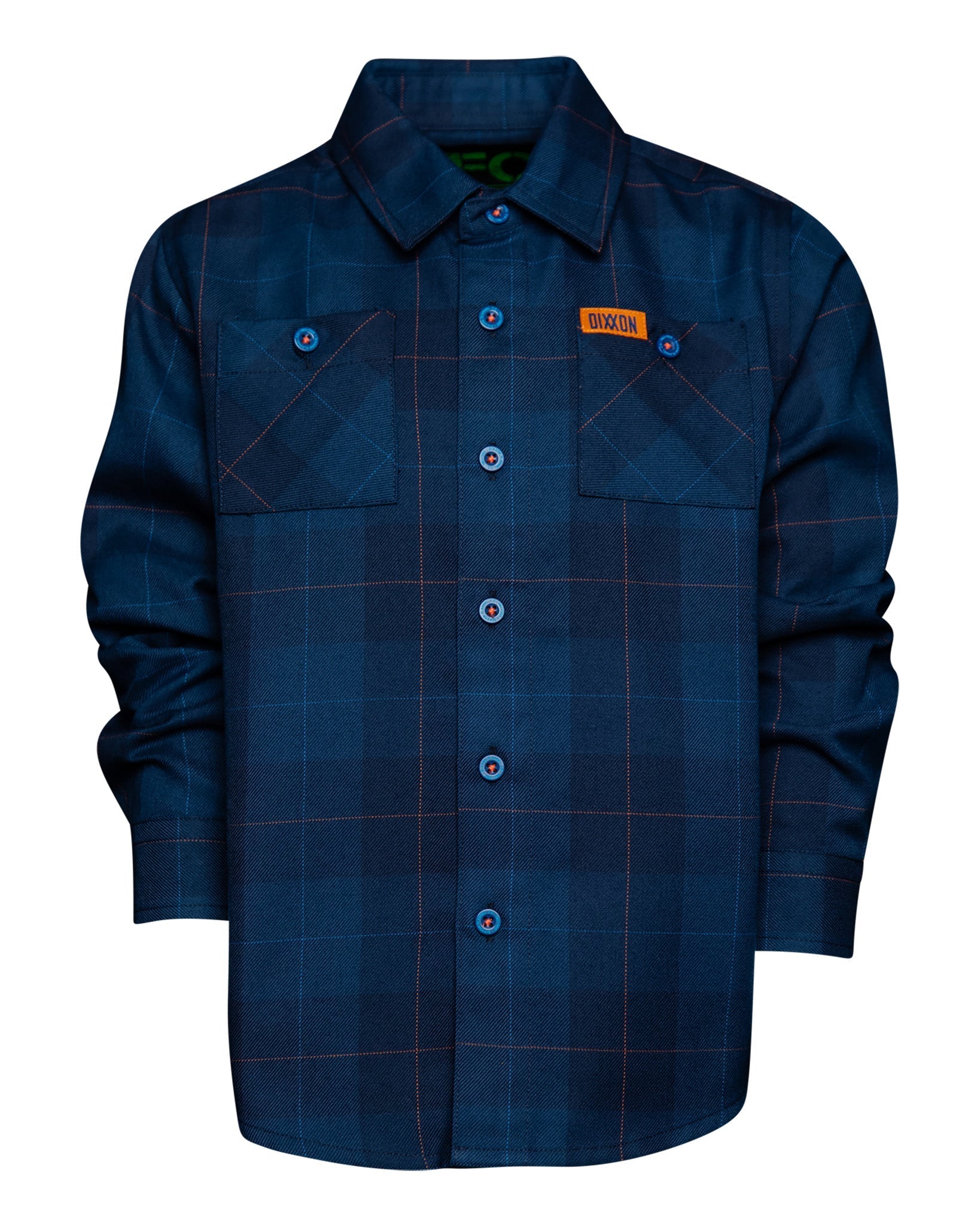 Youth DDC + TRU (Draplin) Flannel - Never-Ending Navy