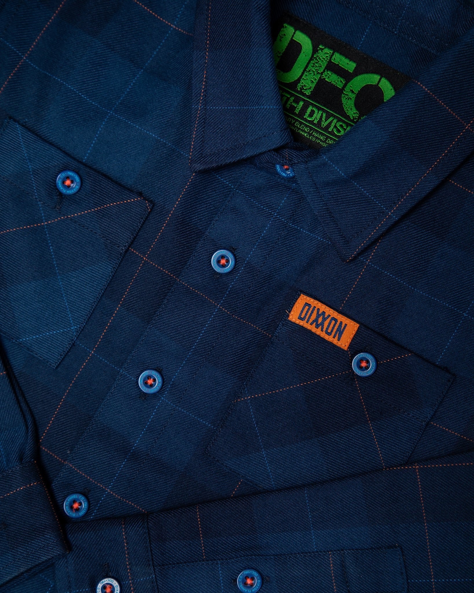Youth DDC + TRU (Draplin) Flannel - Never-Ending Navy