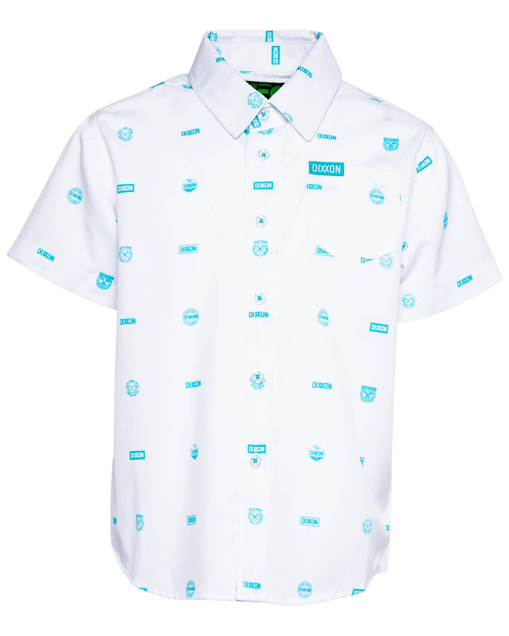 Youth Executive Party Shirt - White & Tiffany