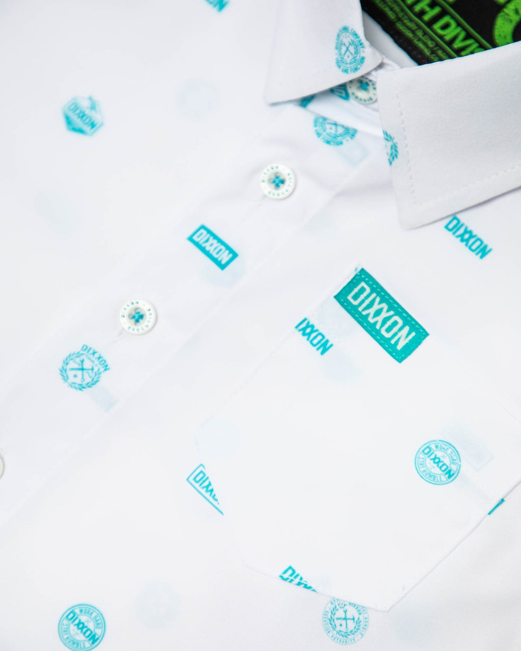 Youth Executive Party Shirt - White & Tiffany