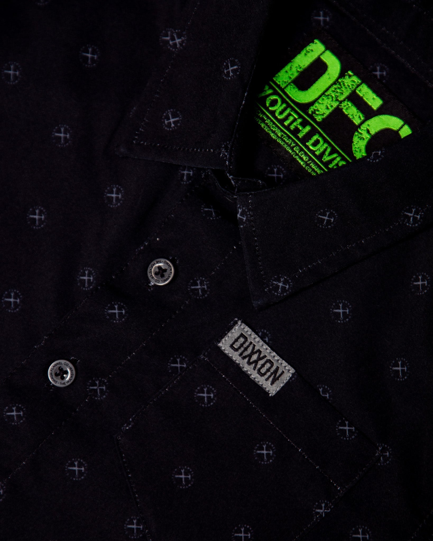 Youth Huckster Party Shirt - Black & Gray