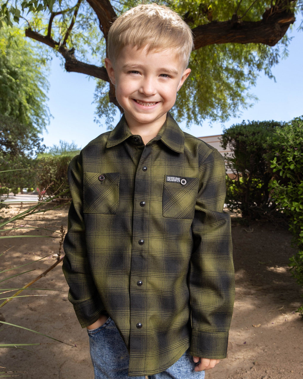 Youth Lone Wolf Heritage Flannel
