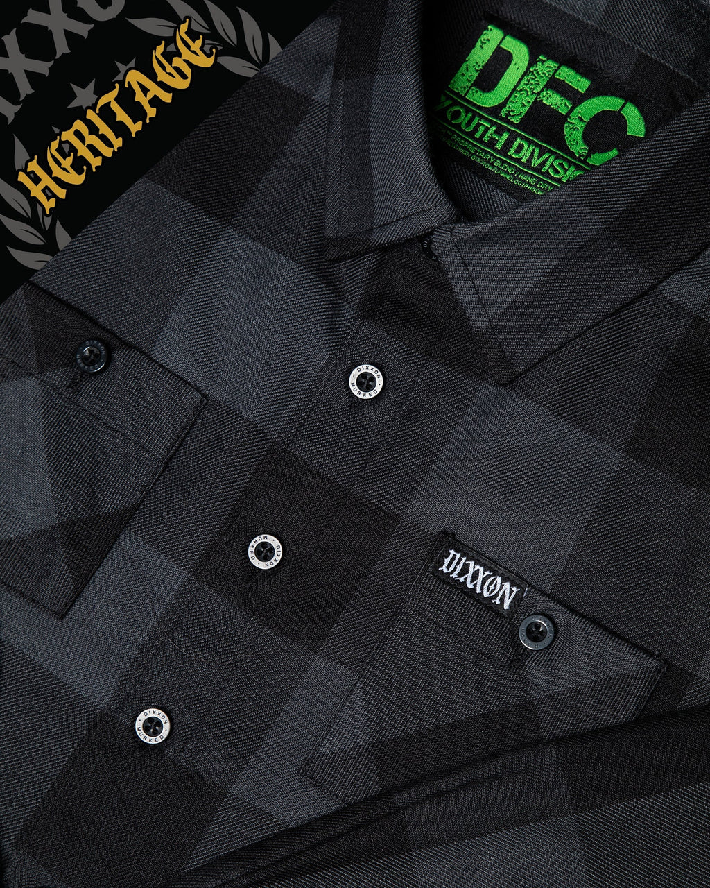 Youth Murked Heritage Flannel
