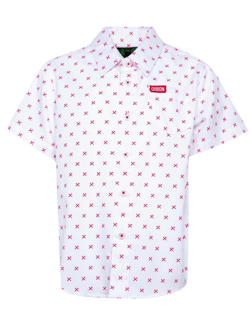 Youth Red Finney Party Shirt - White