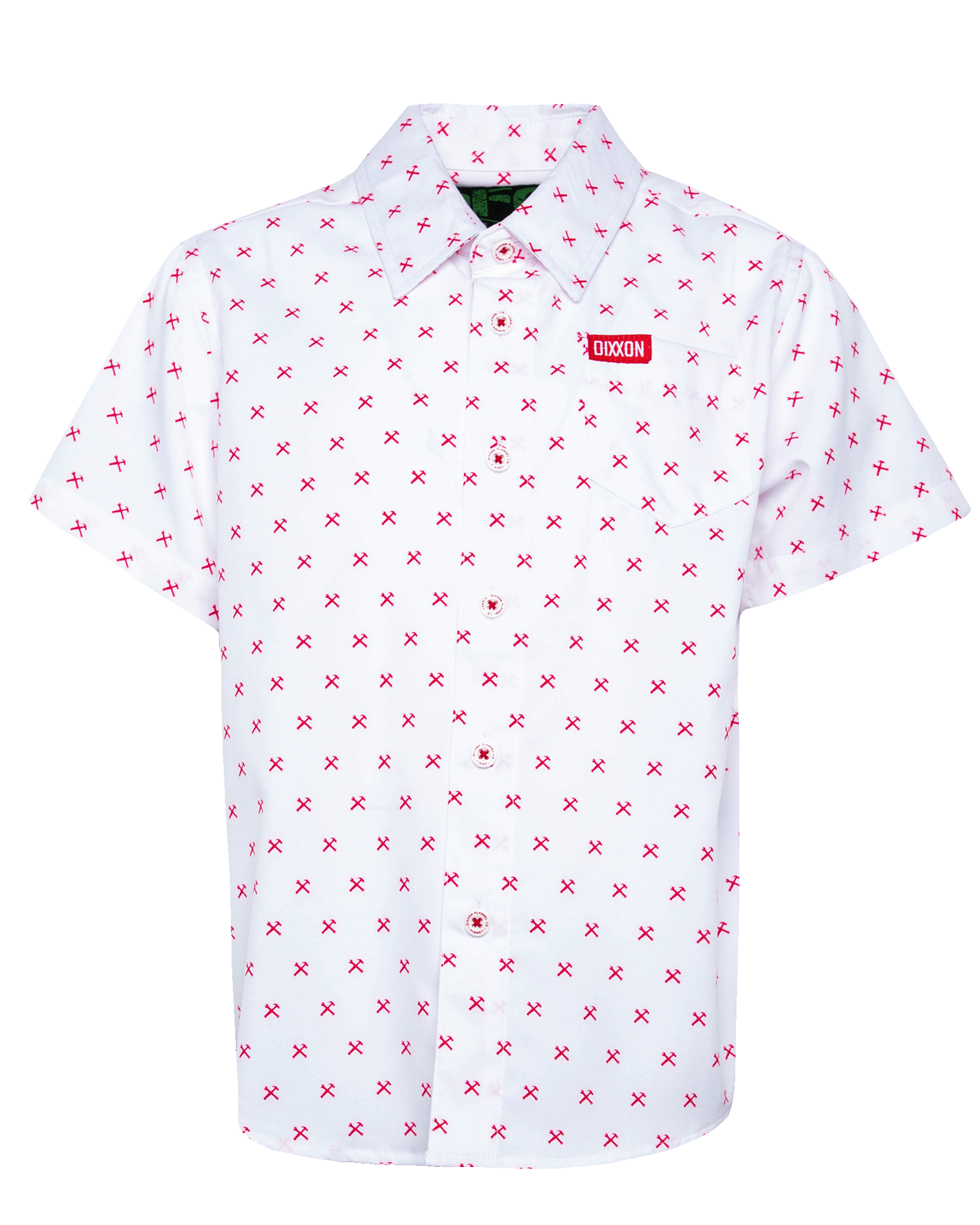 Youth Red Finney Party Shirt - White