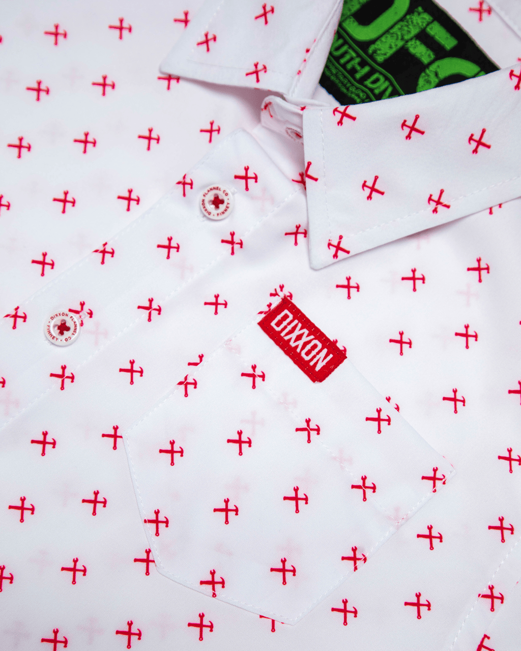 Youth Red Finney Party Shirt - White