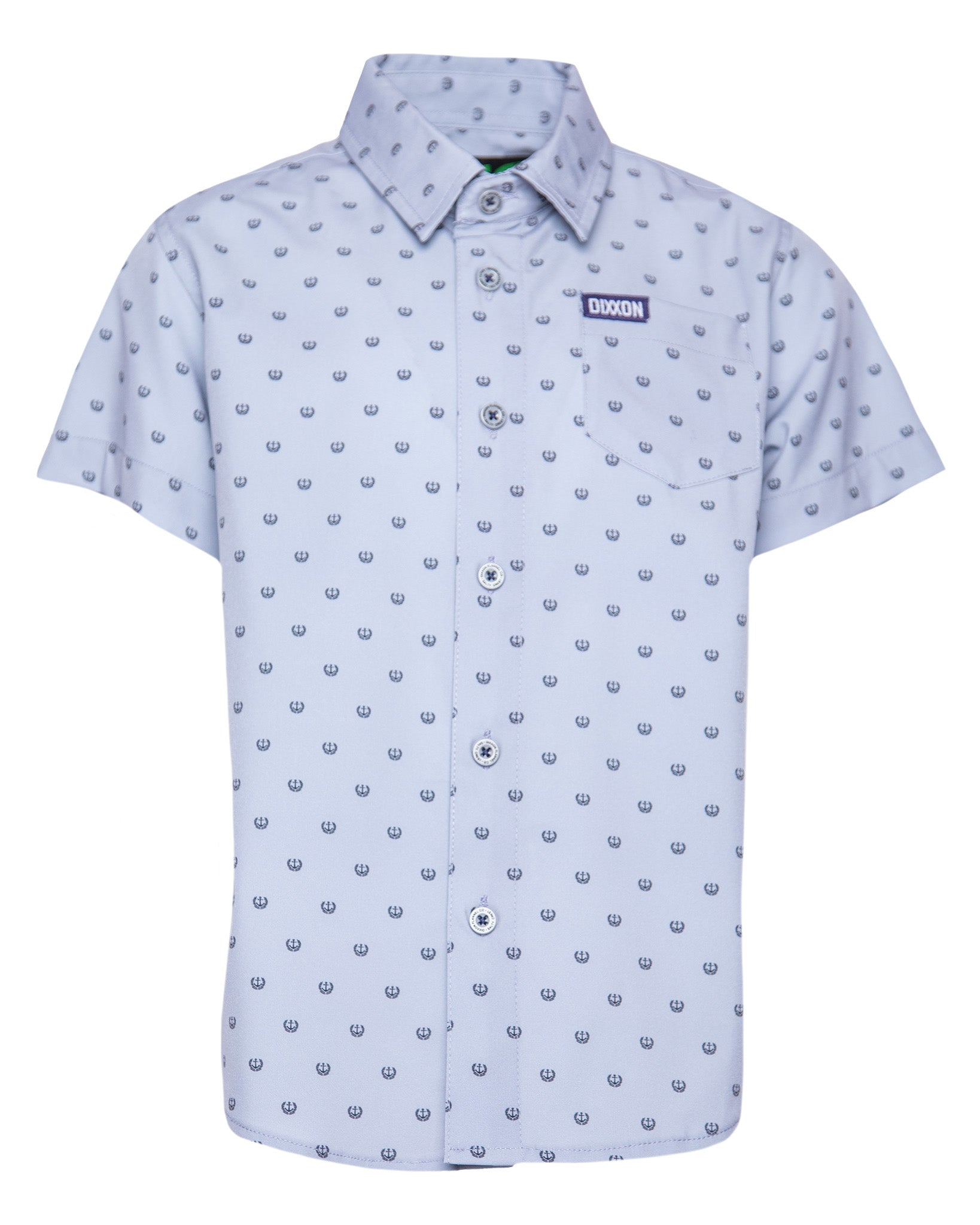 Youth Salty Crest Party Shirt - Black & Gray